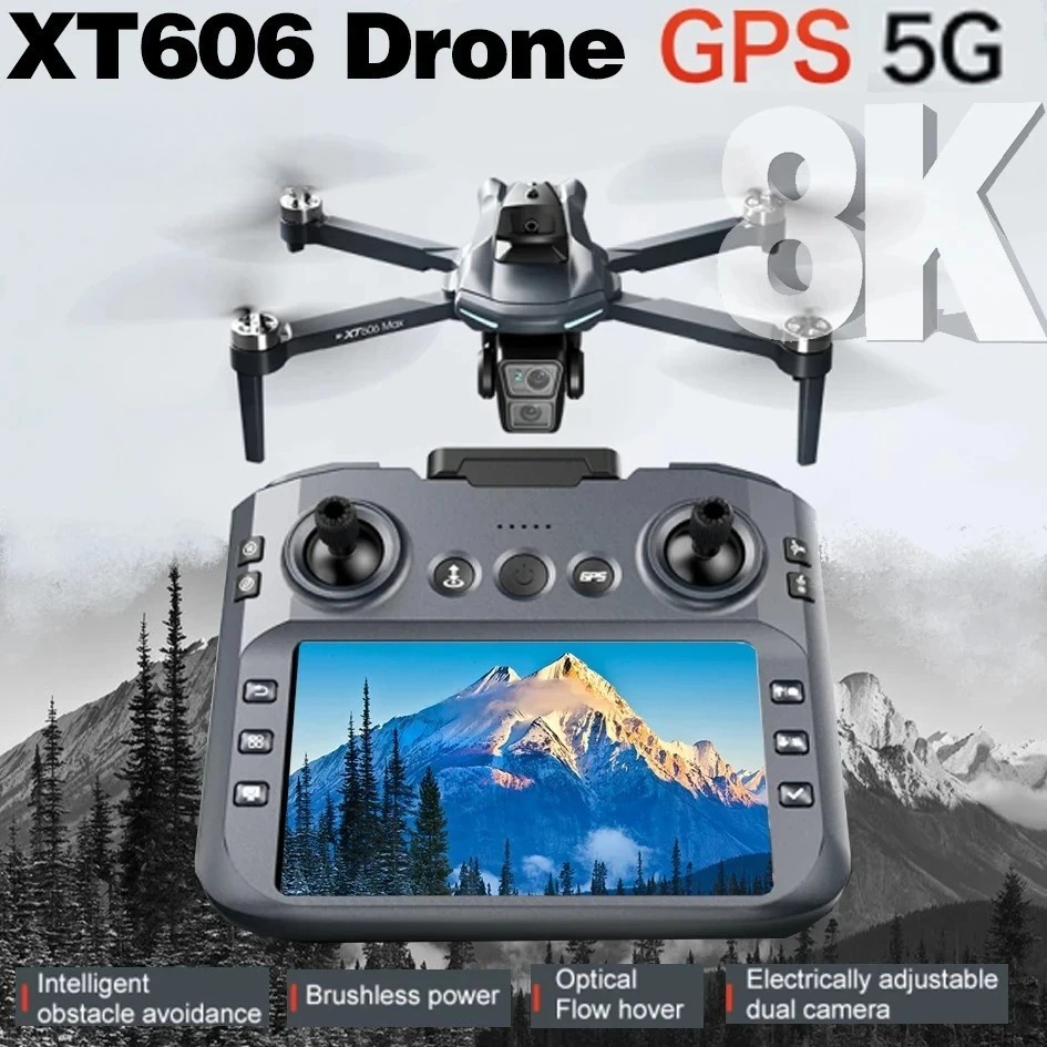 Drone Multispectral - Drone Original XT606 Professionnel avec Caméra