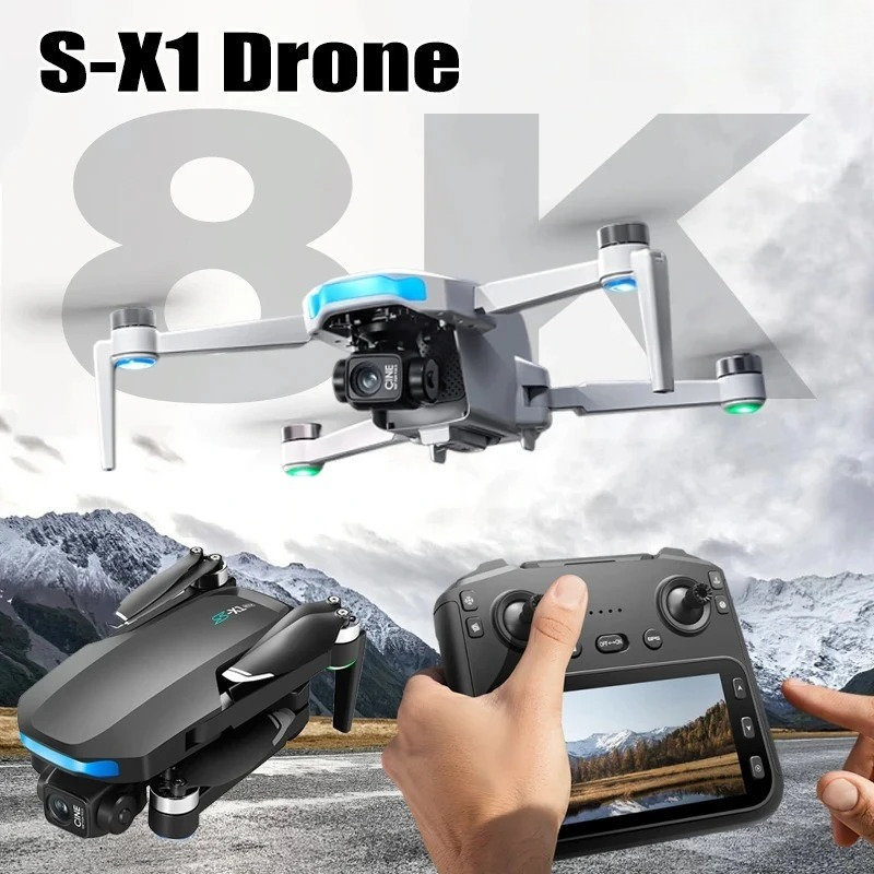 Drone Multispectral - Drone Original S-X1 8K HD Professionnel