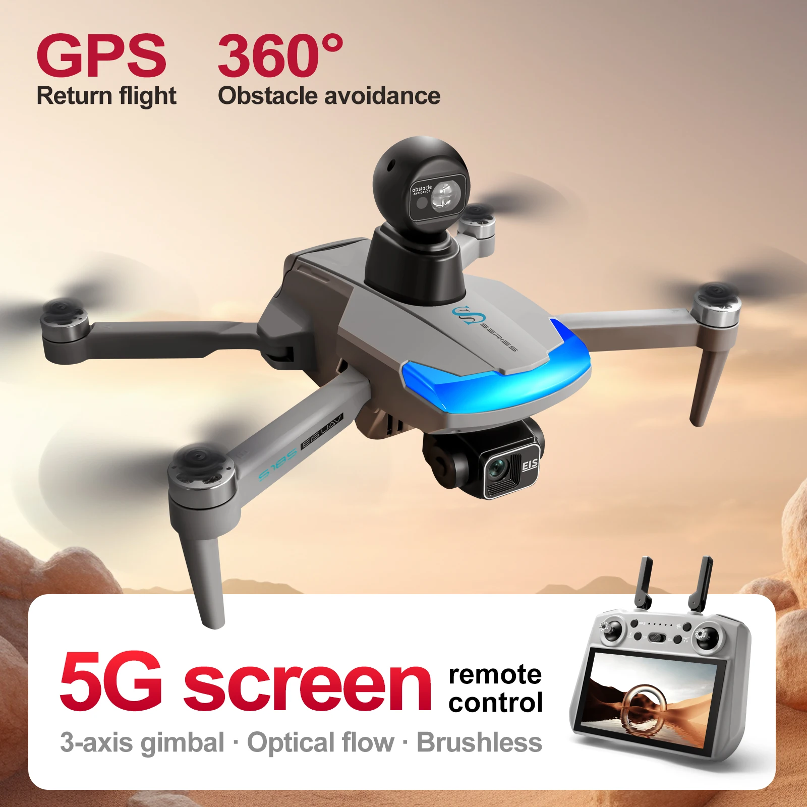 Drone professionnel S185 2.7K  - Drone Multispectral avis et prix