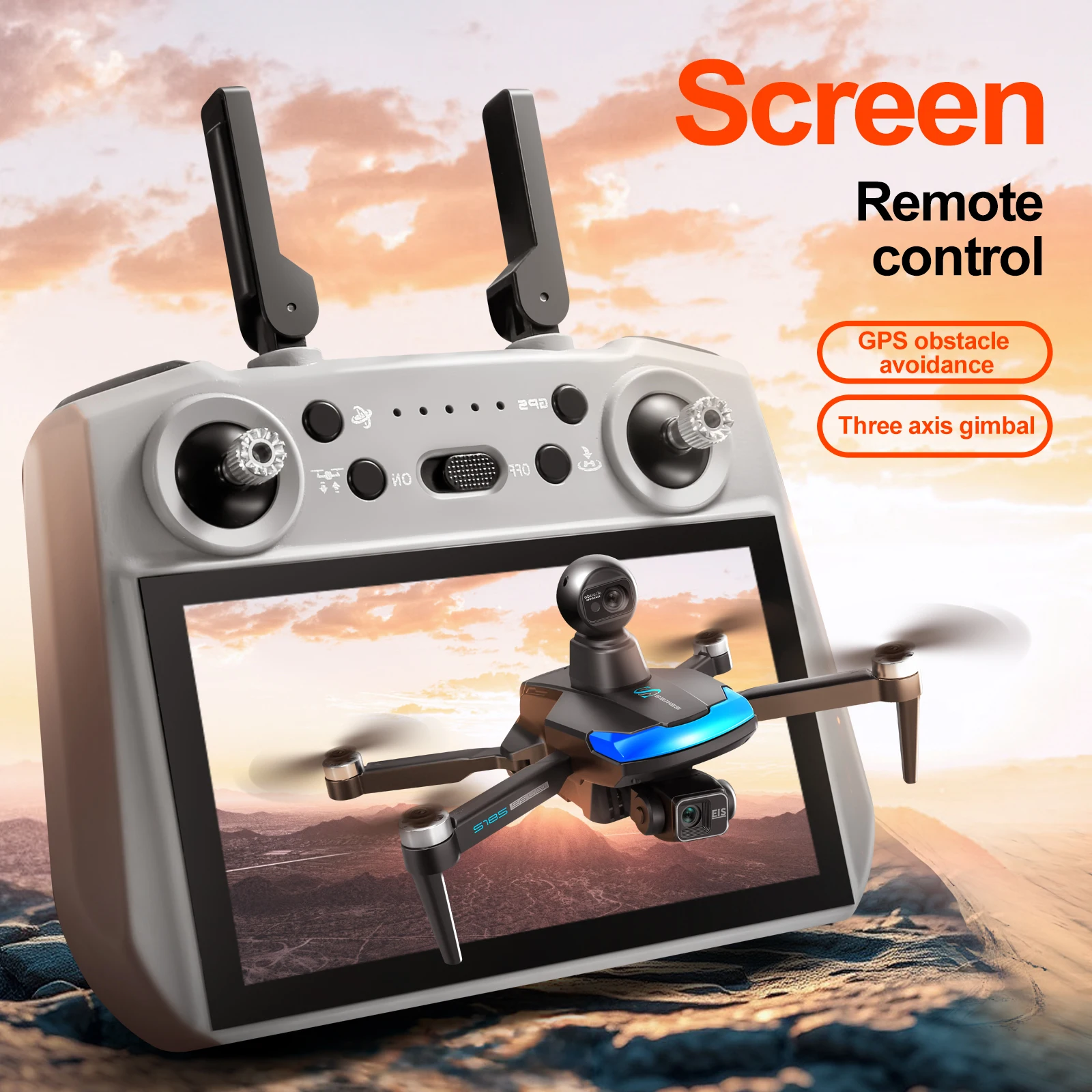 Drone professionnel S185 2.7K  - Drone Multispectral avis et prix