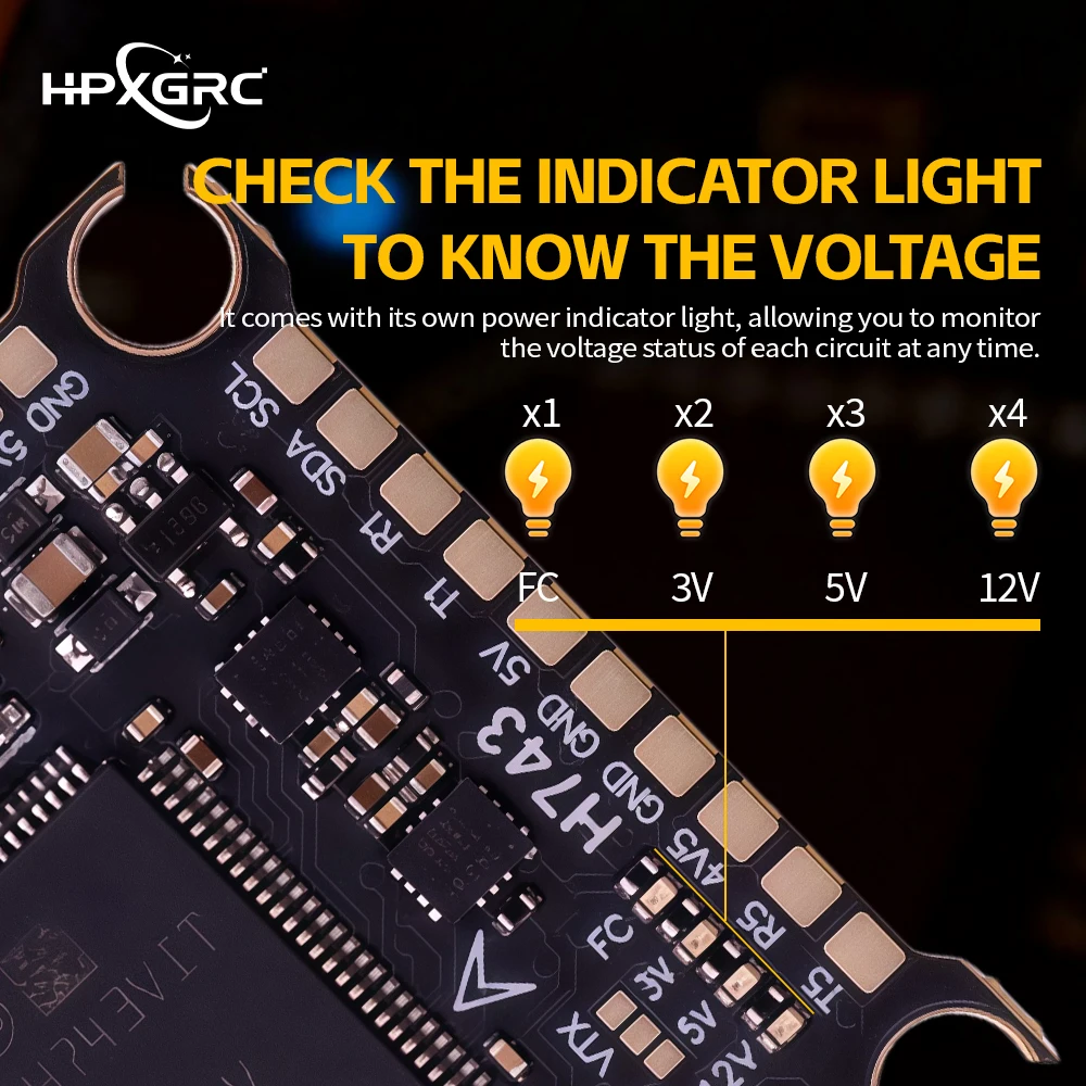 Contrôleur de vol HPXGRC H743  - Betaflight Fc F7 avis et prix